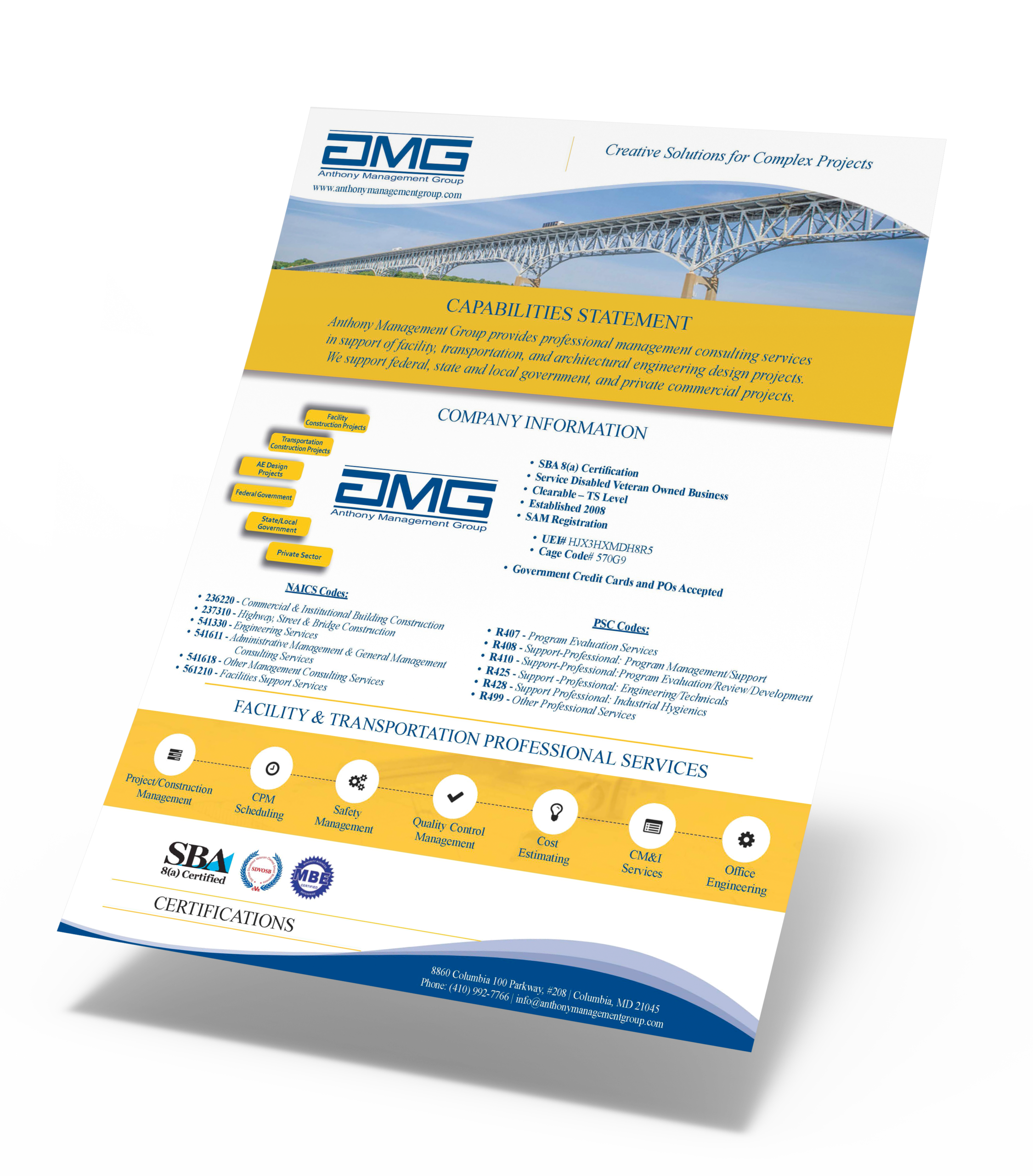 AMG Capabilities Statement 2024